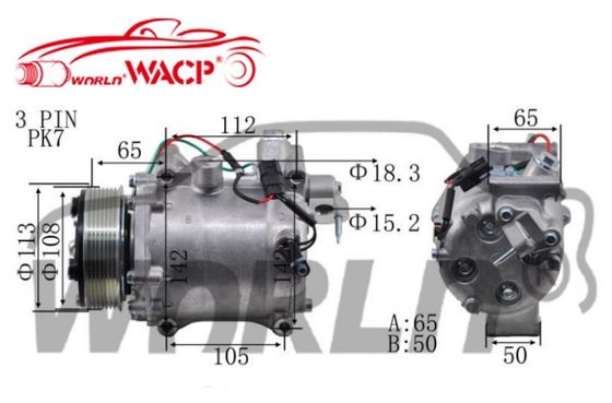 Hochwertiger Auto-Luftkompressor 8643296 für Honda CRV für Crosstour für Civic RE4 2.4 WXHD013