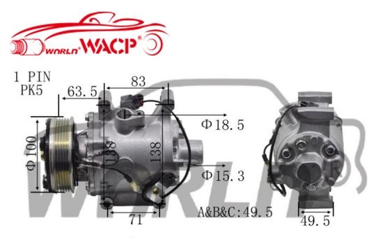 TRSA063570 Autoklimakompressor 2010-2013 für die Honda Brio WXHD066