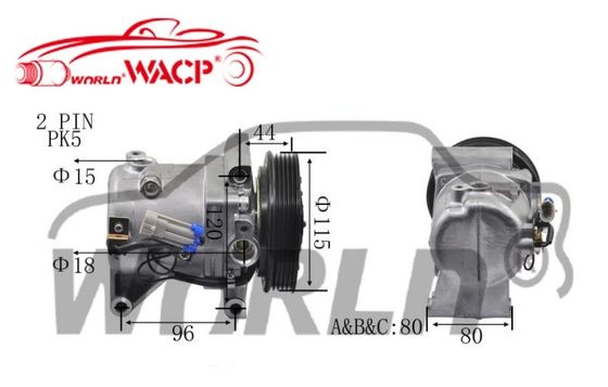 RC.600.225 Klimagerät Kompressor 51786321 für Palio Feuer Uno Siena WXFT023