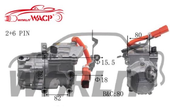 OEM 042200082084 0422000621 Elektrischer Klimakompressor für Toyota Prius für Lexus CT200H 1.8 WXHB004
