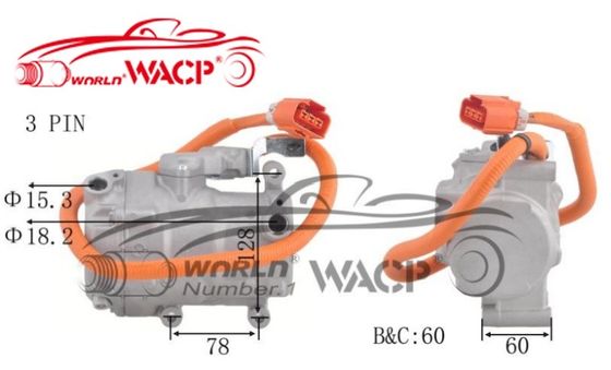 OEM 8837047010 700510539 Elektrische Klimaanlage Kompressor ES18C für Toyota für Priusi W1 W2 1.5 WXHB002