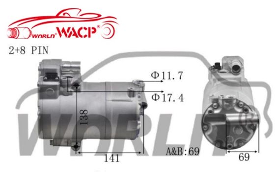64526998210 Elektroauto Wechselstromkompressor für BMW 2/3/5/7/I3/I8 Mini Countryman WXHB019A