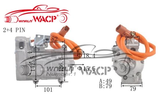 SHS27M4230 Klimagerät Kompressor für Honda Fit für Vezel GP5 1.5 Hybrid WXHB060